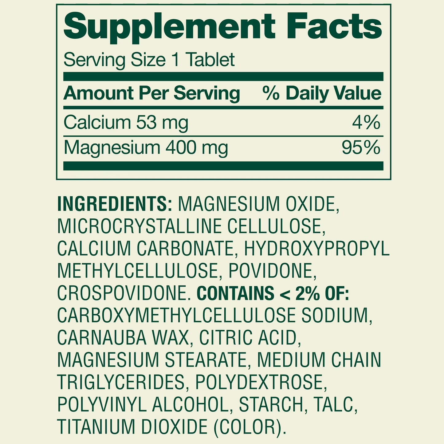 (2 pack) Spring Valley Magnesium Dietary Supplement Tablets for Bone and Muscle Health, 400 mg, 250 Count