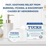 TUCKS Medicated Pads with Witch Hazel for Hemorrhoid Relief, 100 Count