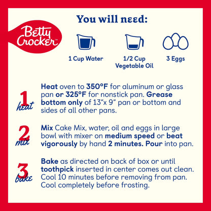 Betty Crocker Favorites Super Moist, Devil's Food, Cake Mix, 13.25 oz