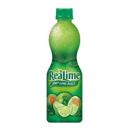 (12 pack) Realime 100% Lime Juice, 15 Fl Oz, 1 Count