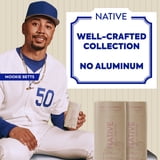 Native Aluminum Free Deodorant for Men, Cherry Oak & Vanilla, Well-Crafted, 3.1 oz