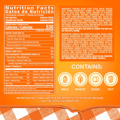 Bimbo Mini Mantecadas Vanilla Muffins, 4 count, Mini Muffins, 4.41 oz Bag
