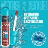 NYX Professional Makeup Lip IV Hydrating Lip Oil & Stain with Coconut Water, Drippin Nude, 0.16 fl oz