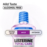 Listerine Total Care Alcohol-Free Mild Mouthwash/Mouth Rinse, Mild Mint, 33.8 fl. oz/1L