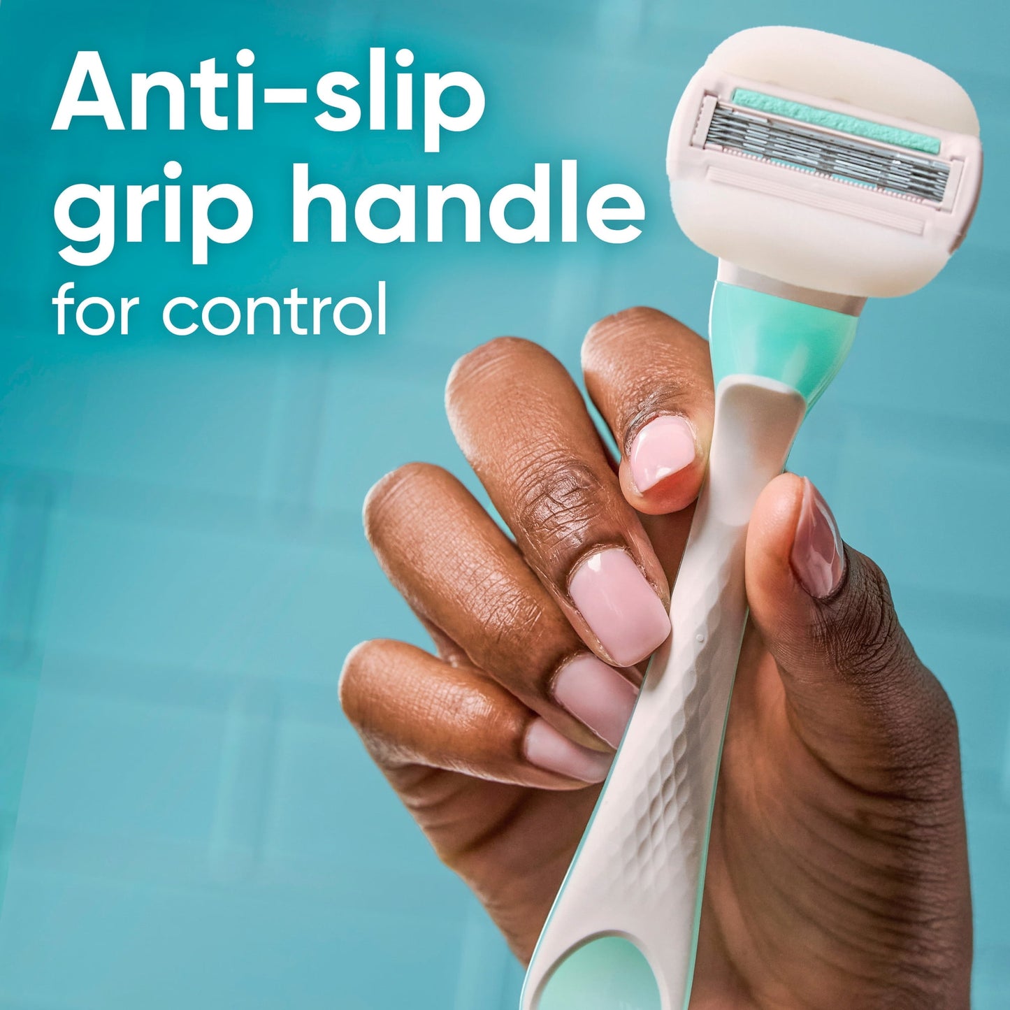 Gillette Venus ComfortGlide Sensitive Disposable Razor for Women, 5 Blades with a Touch of Aloe, Water-Activated Moisture Bars, 2ct