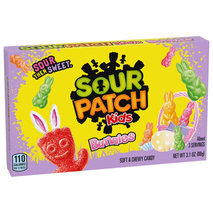 SOUR PATCH KIDS Bunnies Soft & Chewy Easter Candy, 3.1 oz