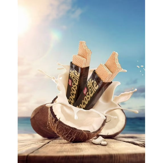 Cocosette Coconut Wafer Cookie Snack Pack, 4 Count