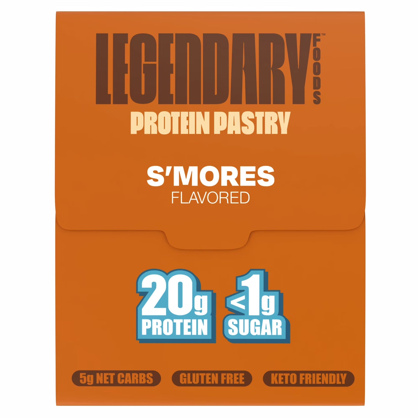 Legendary Foods Gluten Free and Keto Friendly Protein Pastry - S'mores - 8oz/4ct