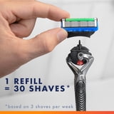Gillette Fusion5 ProGlide Shaving Razor for Men, 1 Handle, 6 Blade Refills