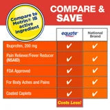 (3 pack) Equate Ibuprofen Pain Reliever and Fever Reducer Tablets, 200 mg, 100 Count