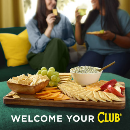 (2 pack) Club Snack Stacks Original Crackers, Lunch Snacks, 6 Count
