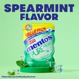 (4 pack) Mentos Pure Fresh Spearmint Sugarfree Gum Extra Value Pack, Regular Size, 120 Count