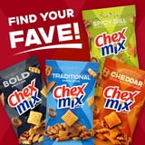 (2 pack) Chex Mix Hot and Spicy Snack Mix, Savory Snack Bag, Family Size, 13.5 oz