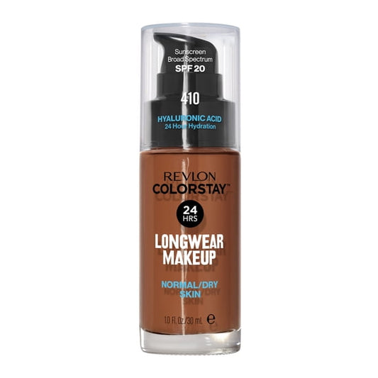 Revlon ColorStay Liquid Foundation Makeup, Normal/Dry Skin, SPF 20, 410 Cappuccino, 1 fl oz