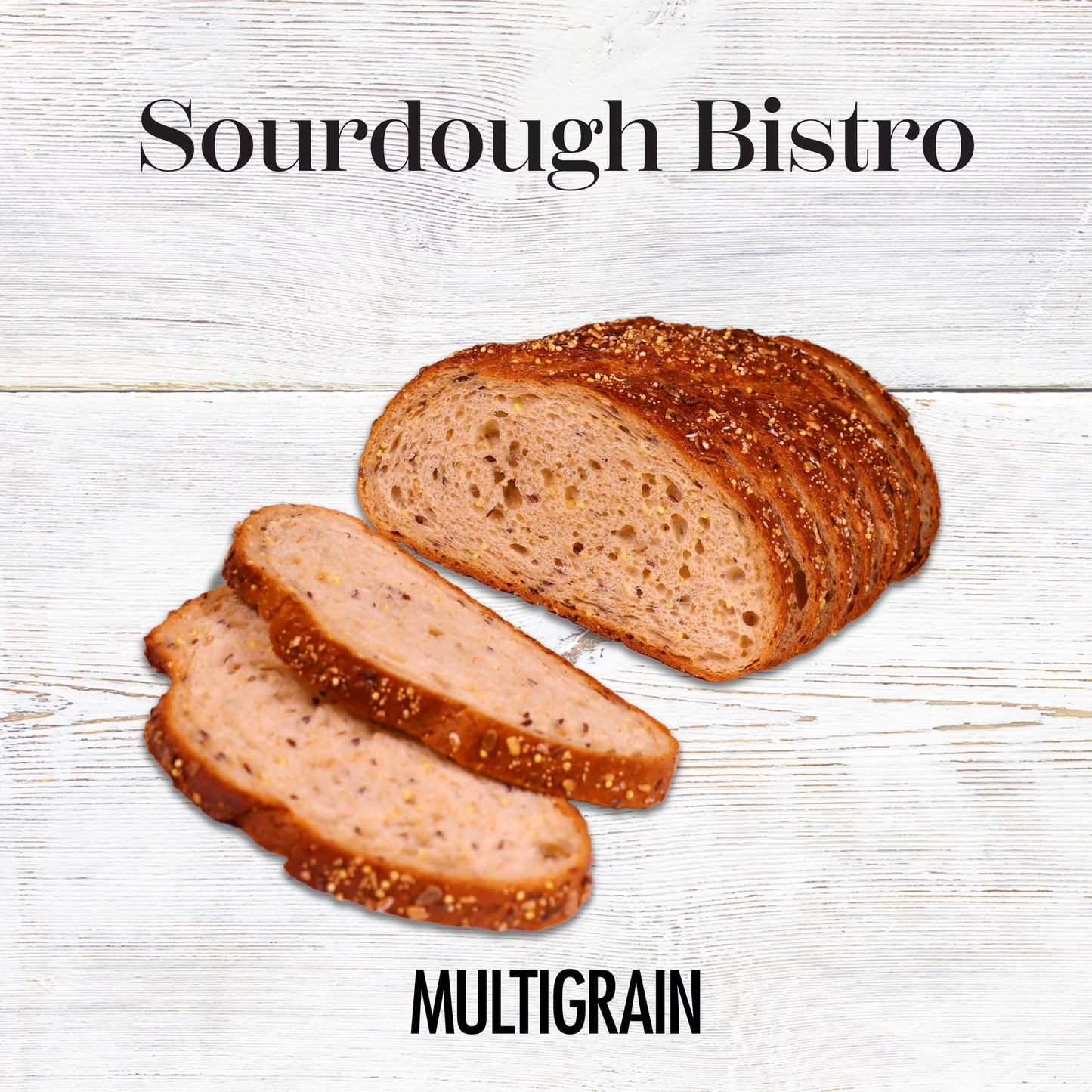 ACE Bakery Sourdough Multigrain Bread Regular Bistro Loaf, 1 Count, 21 oz, Shelf-Stable