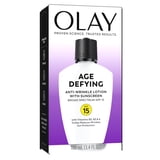 Olay Age Defying Anti-Wrinkle Day Face Lotion, Anti-Aging Moisturizer with Sunscreen SPF 15, 3.4 fl oz