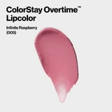 (3 pack) Revlon ColorStay Overtime Longwearing Gloss Lipstick with Vitamin E, 005 Infinite Raspberry, 0.07 fl oz