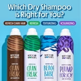 Not Your Mother's Clean Freak Unscented Dry Shampoo with Instant Oil Absorption, 7 oz