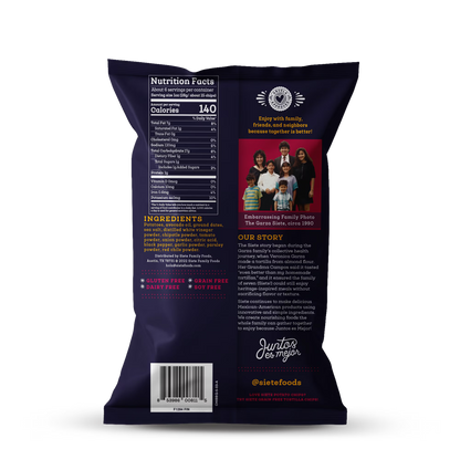 Siete Family Foods Kettle Cooked Potato Chips Chipotle Barbeque, 5.5 oz