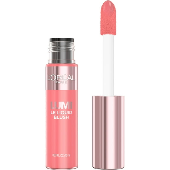 L'Oreal Paris Lumi Le Liquid Blush, Dewy Bright Pink, 0.33 fl oz