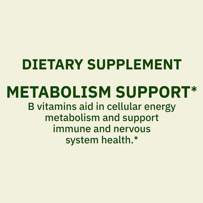 Spring Valley Super Vitamin B-Complex Dietary Supplement, 100 Count, Tablets for Metabolism Support