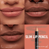 NYX Professional Makeup Slim Lip Pencil, Long-Lasting Creamy Lip Liner, Peekaboo Neutral, 0.035 oz