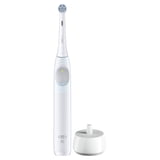 Oral-B Toothbrush, iO Series 2 Rechargeable Electric Toothbrush for Adults & Kids 3+, Pure White, 1 Gentle Care Brush Head
