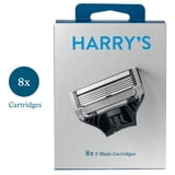 (2 pack) Harry's Men's Razor Blade Refills, 5-Blade Razor Blade Cartridges, 8 Pk