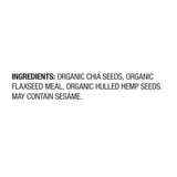 BetterBody Foods Organic Super Seeds, Chia Seeds, Flaxseed Meal, & Hemp Seeds, 16 oz