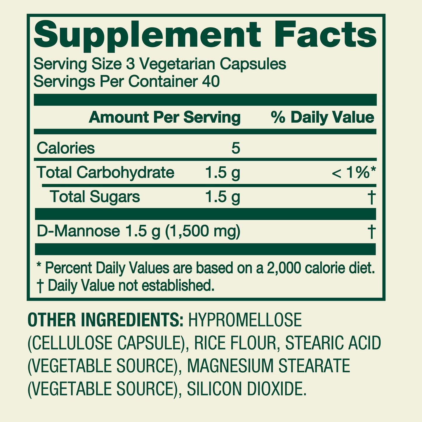 (3 pack) Spring Valley D-Mannose Urinary Tract Support Dietary Supplement, 500 mg, 120 Vegetarian Capsules
