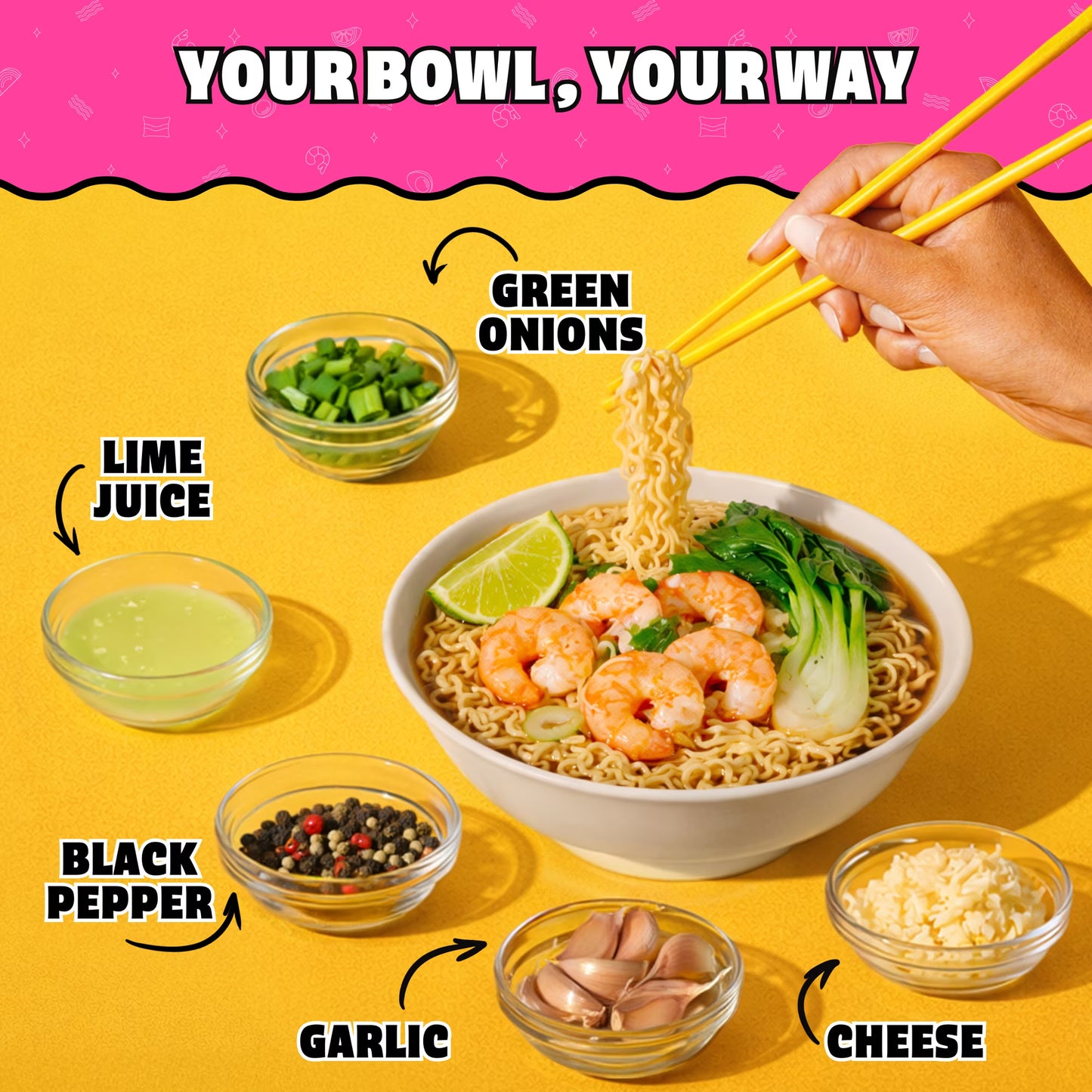 Maruchan Ramen Noodle Soup, Shrimp Flavor Instant Noodles, 3 oz