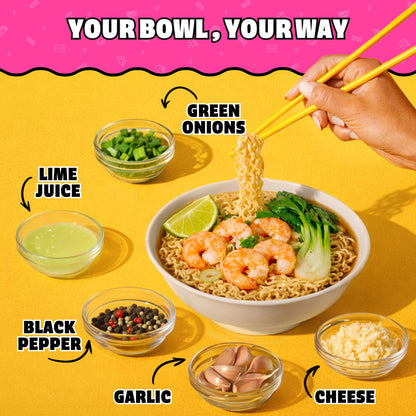 Maruchan Ramen Noodle Soup, Shrimp Flavor Instant Noodles, 3 oz