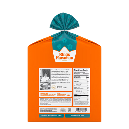 King's Hawaiian Sweet Pre-Sliced Slider Mini Buns 9 Count, 10oz, Shelf-Stable
