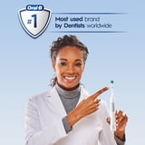 Oral-B Toothbrush, Pro 1000 Rechargeable Electric Toothbrush, White, 1 Count, Adults and Children 3+