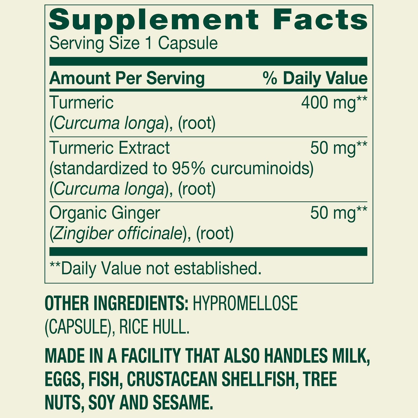 (3 pack) Spring Valley Turmeric Curcumin with Ginger Powder Dietary Supplement, 500 mg, 180 Count