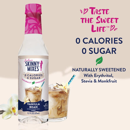 Jordan's Skinny Mixes Naturally Sweetened Vanilla Bean Syrup, 375 mL