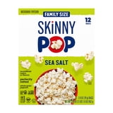 SkinnyPop Sea Salt, Gluten Free Microwave Popcorn Bags, 2.8 oz (12 Count)