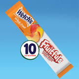 (12 pack) Welch's Fruitfuls Mango-Peach Soft Fruit Strips, .5 oz, 10 Count
