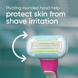 Gillette Venus Extra Smooth Green Disposable Women's Razors, 2 Count