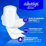 Always Infinity FlexFoam Pads, Size 5, Extra Heavy Overnight, Wings, Unscented, 40 Count