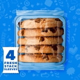 CHIPS AHOY! Fresh Stacks Chocolate Chip Cookies, Travel Snacks, 7.76 oz (4 Multi Snack Packs)