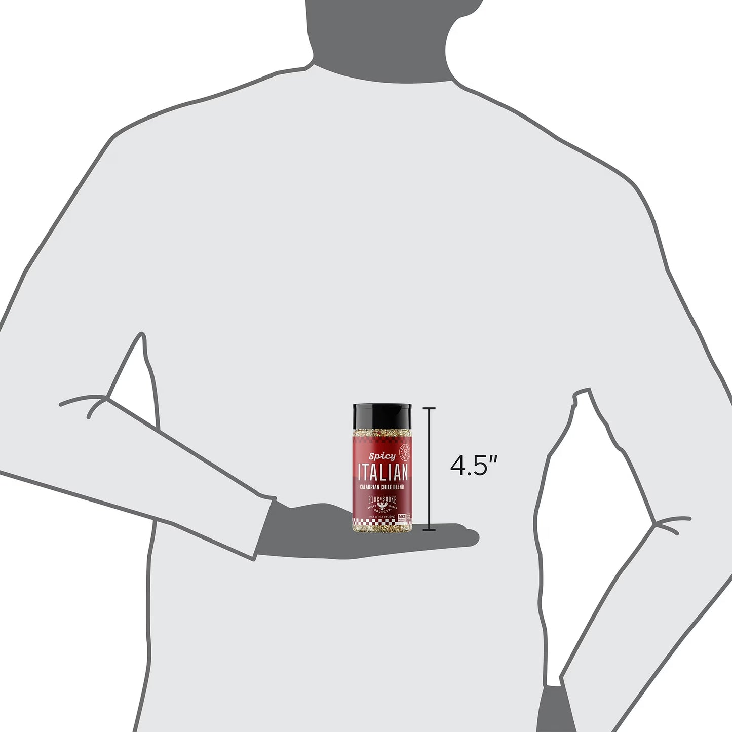 Fire & Smoke Society Spicy Italian Seasoning, 5.3 Ounce Mixed Spices & Seasonings