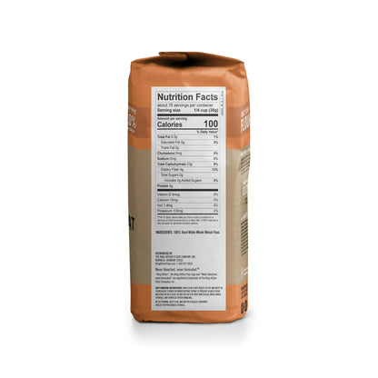 King Arthur Flour White Whole Wheat Flour 5 lb. Bag