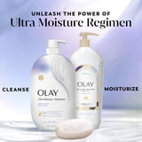 Olay Ultra Moisture Exfoliating Body Wash, Vitamin B3 and Hyaluronic Blend, 35 fl oz