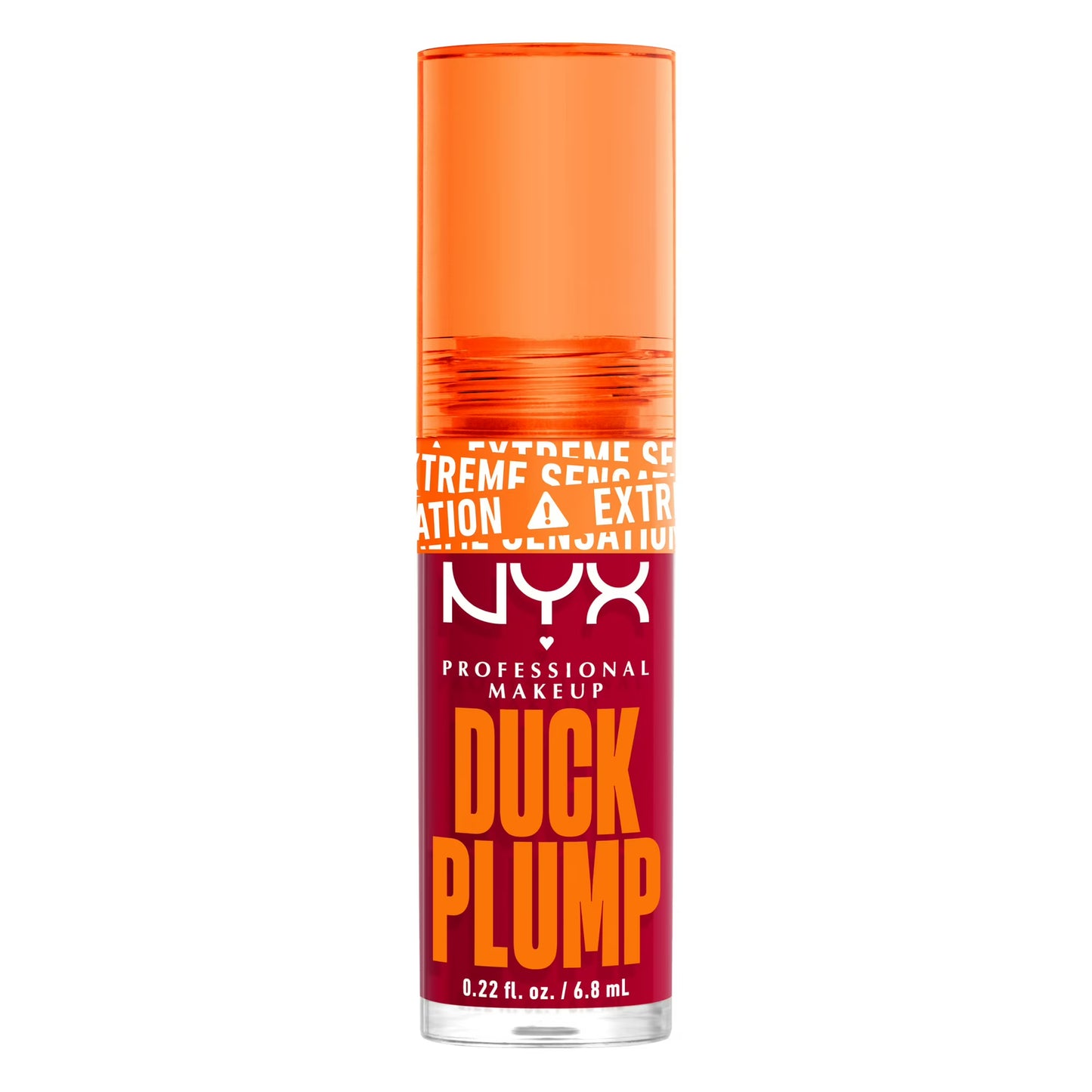 NYX Professional Makeup Duck Plump Extreme Sensation Lip Plumping Gloss, Hall Of Flame, 0.23 fl oz
