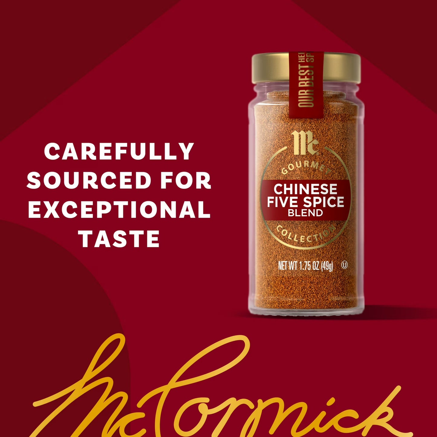 McCormick Gourmet Kosher Chinese Five Spice Blend, 1.75 oz Bottle