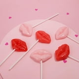 Pucker Lips Lollipops, Party Favor Candy Suckers, 24 Count, 14.7 Ounce Box