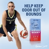 Secret Antiperspirant Deodorant for Women, Clinical Strength 100HR Hyaluronic Acid, Invisible Solid, Paige Bueckers Buzzer Beater Berry, 2.6 oz