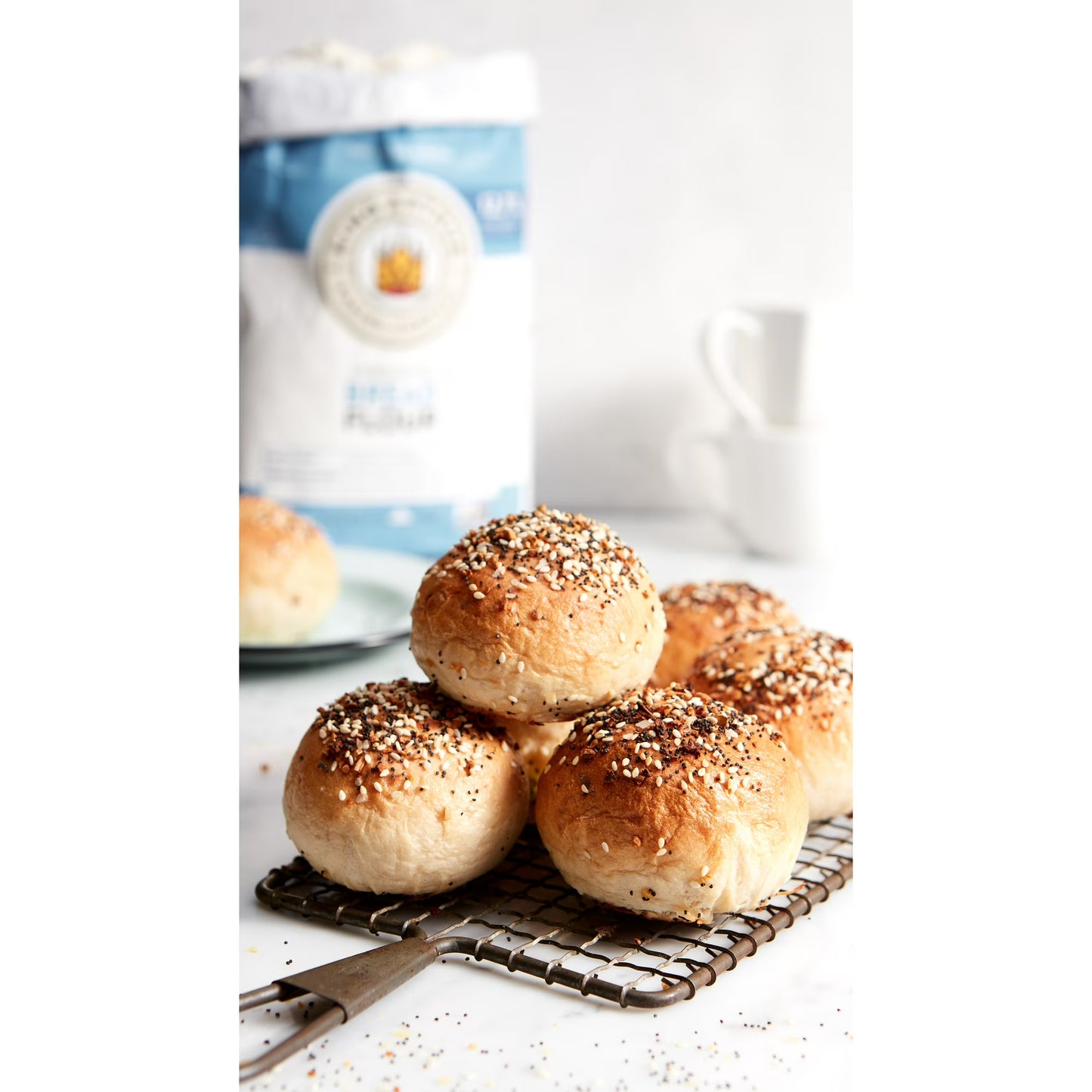 (3 pack) King Arthur Baking Company Non-GMO Project Verified, Certified Kosher Unbleached Bread Flour, 5 lb Bag