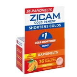 Zicam Cold Remedy Rapidmelts, Citrus Flavor, 36ct